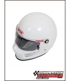 SIMPSON 6200051 Simpson Bandit Helmet, 2X-Large, White, Snell 2015